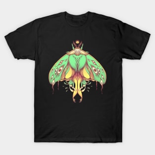 Green Luna Moth Art T-Shirt